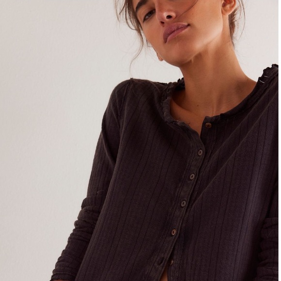 Free People Penny pointelle cardigan - Picture 2 of 6